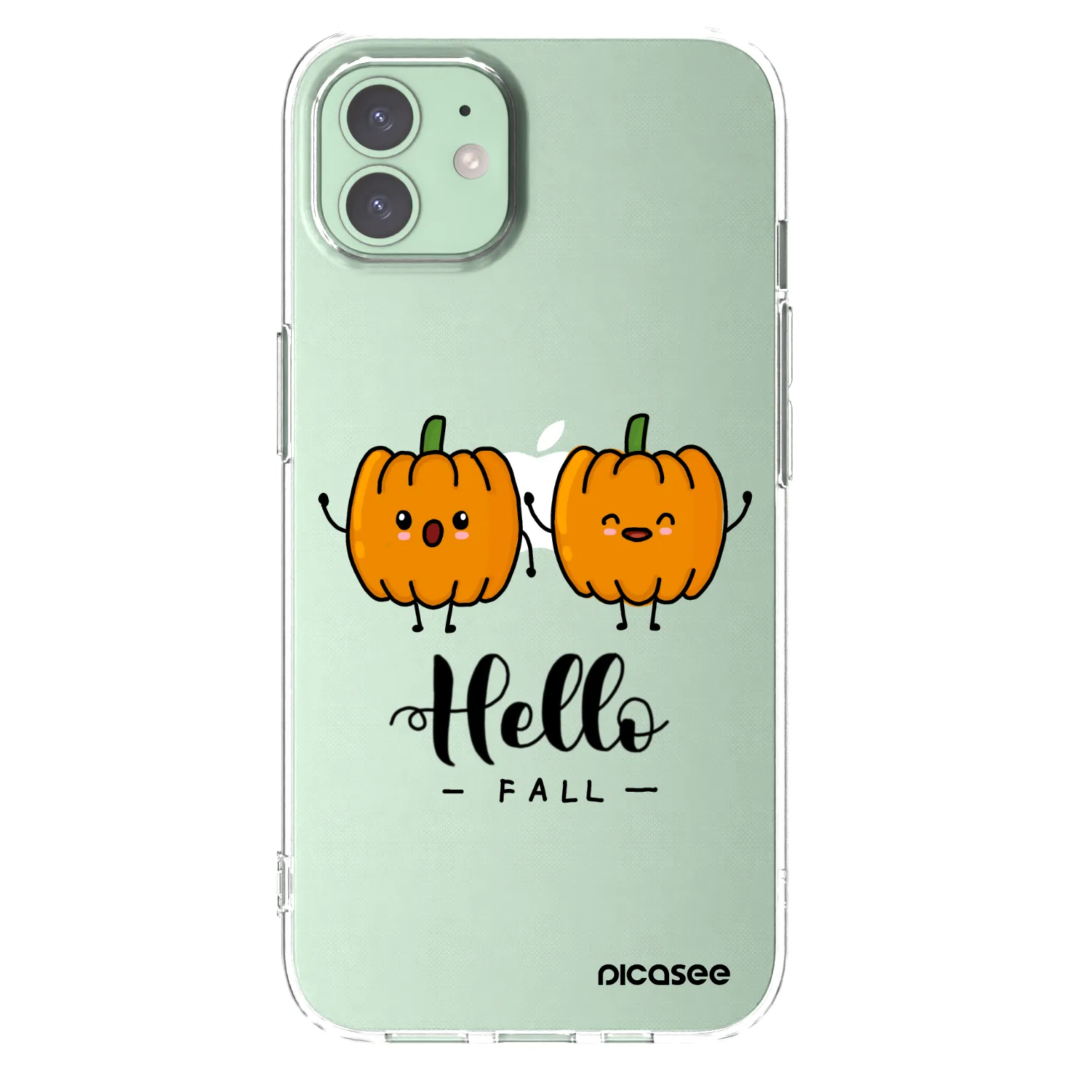 Picasee átlátszó szilikon tok az alábbi mobiltelefonokra Apple iPhone 12 - Hallo Fall