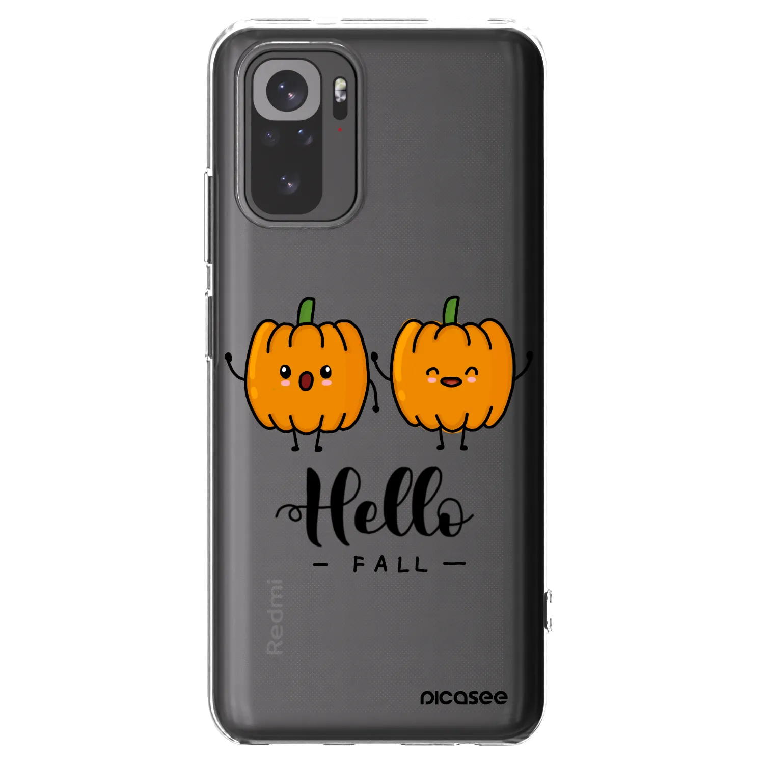 Picasee átlátszó szilikon tok az alábbi mobiltelefonokra Xiaomi Redmi Note 10 - Hallo Fall