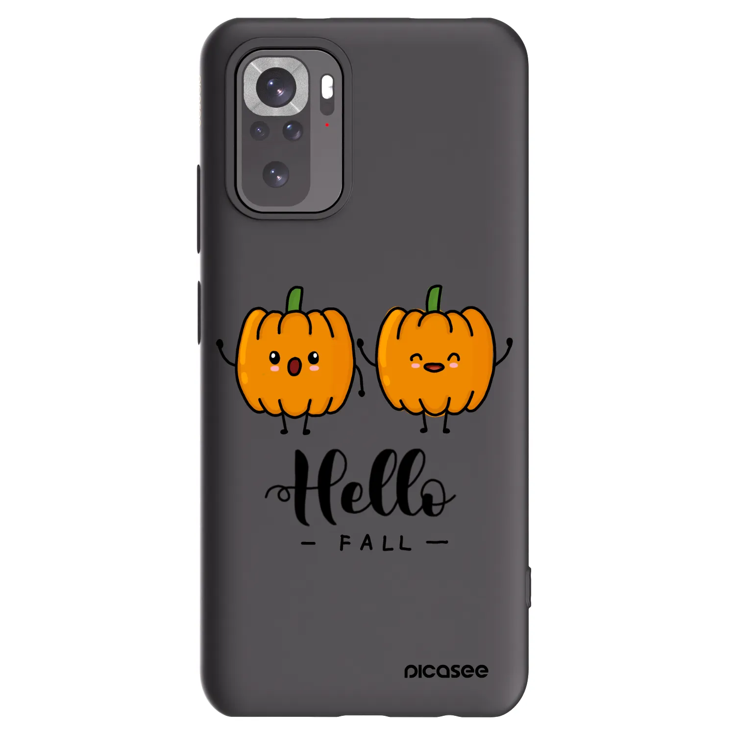 Picasee fekete szilikon tok az alábbi mobiltelefonokra Xiaomi Redmi Note 10 - Hallo Fall