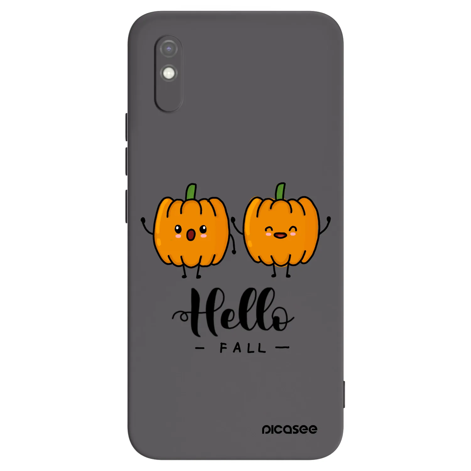 Picasee fekete szilikon tok az alábbi mobiltelefonokra Xiaomi Redmi 9AT - Hallo Fall