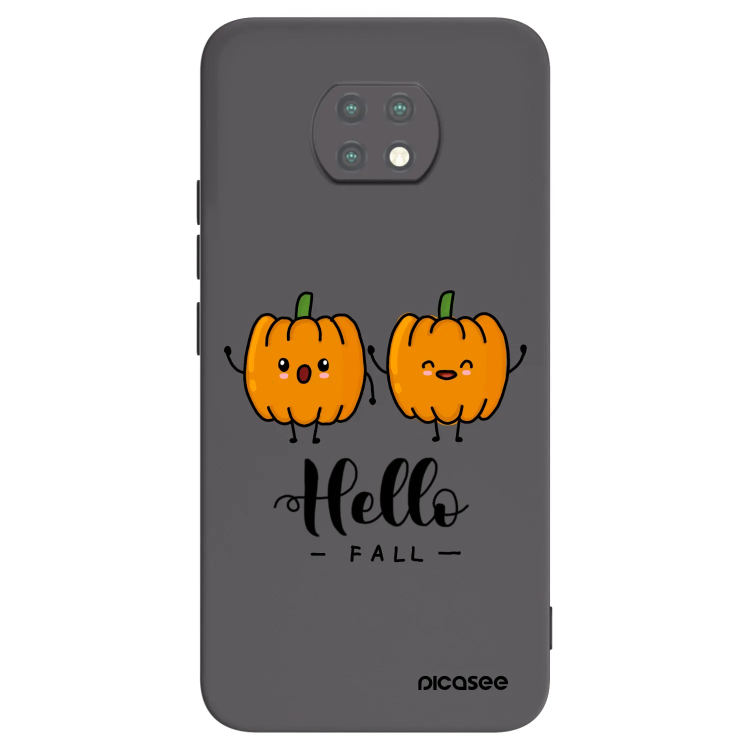 Picasee fekete szilikon tok az alábbi mobiltelefonokra Xiaomi Redmi Note 9T - Hallo Fall
