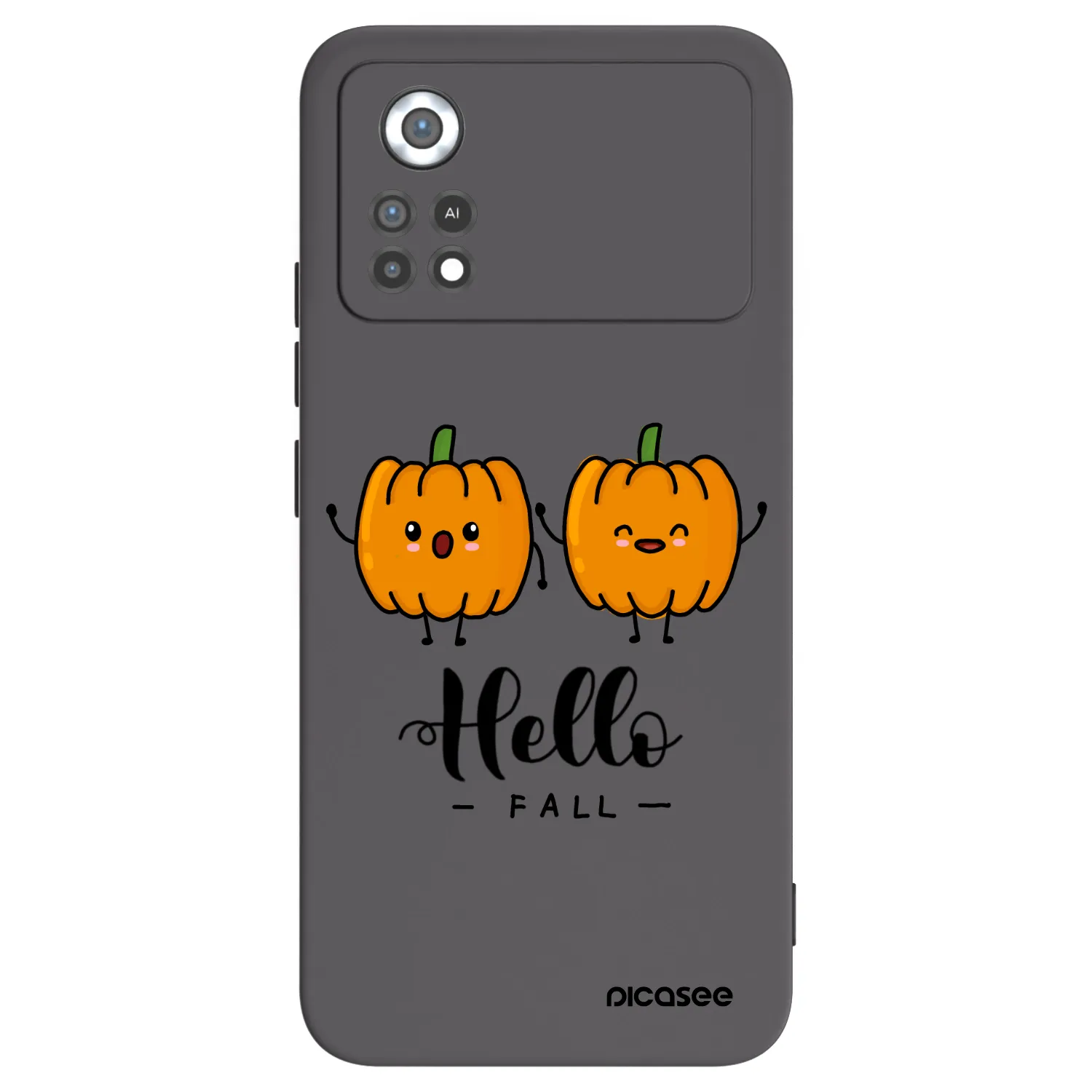 Picasee fekete szilikon tok az alábbi mobiltelefonokra Xiaomi Poco X4 Pro 5G - Hallo Fall