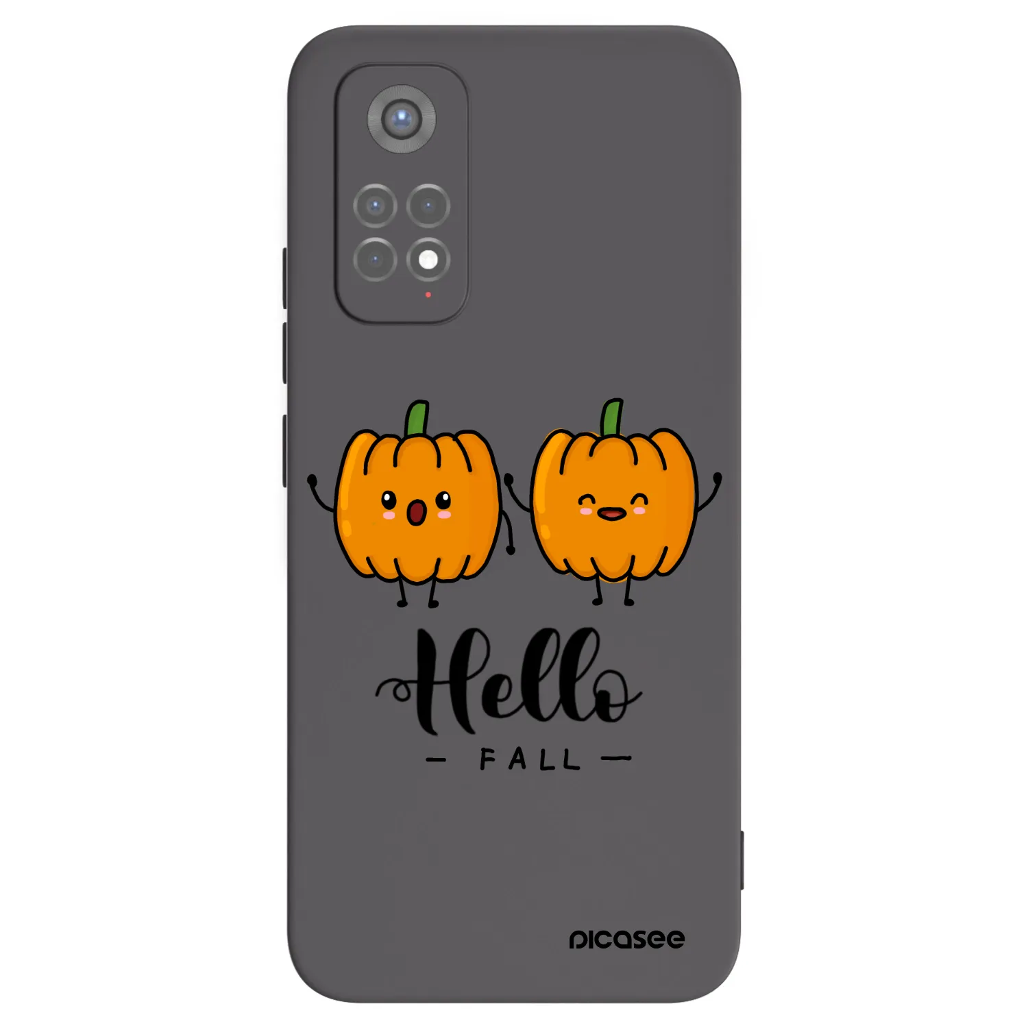 Picasee fekete szilikon tok az alábbi mobiltelefonokra Xiaomi Redmi Note 11S 5G - Hallo Fall