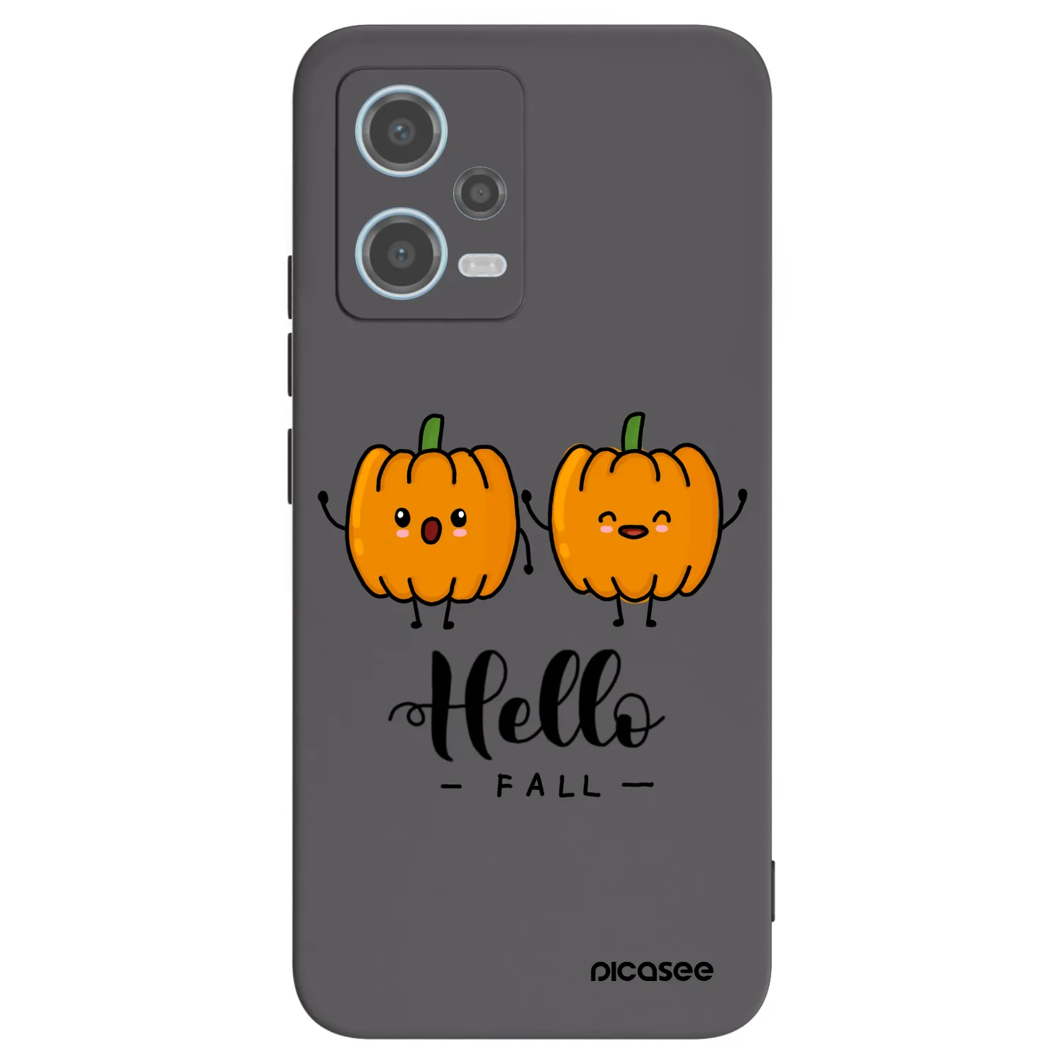 Picasee fekete szilikon tok az alábbi mobiltelefonokra Xiaomi Redmi Note 12 5G - Hallo Fall