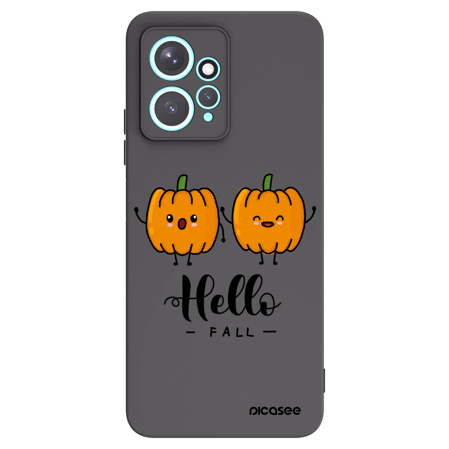 Picasee fekete szilikon tok az alábbi mobiltelefonokra Xiaomi Redmi Note 12 4G - Hallo Fall
