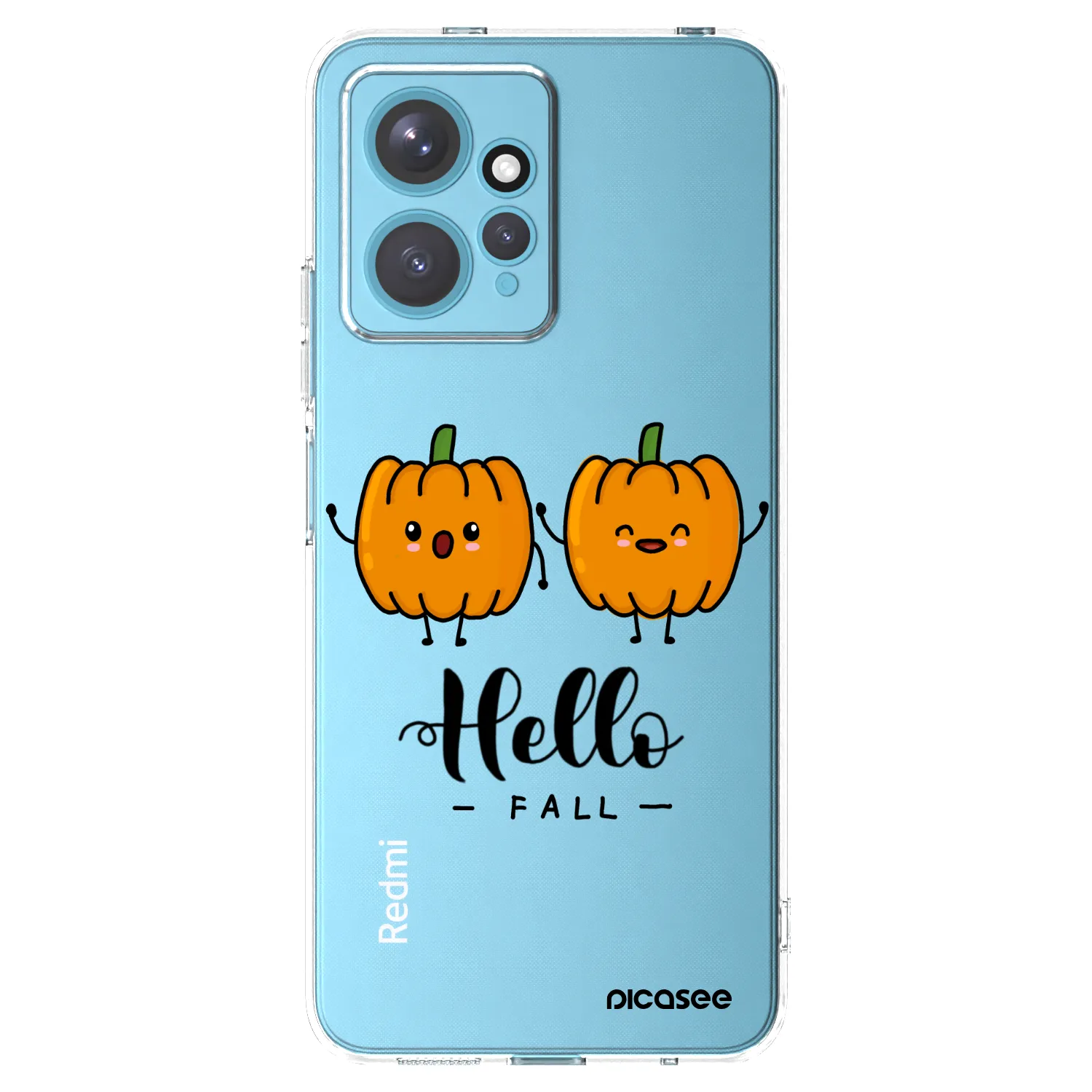 Picasee átlátszó szilikon tok az alábbi mobiltelefonokra Xiaomi Redmi Note 12 4G - Hallo Fall