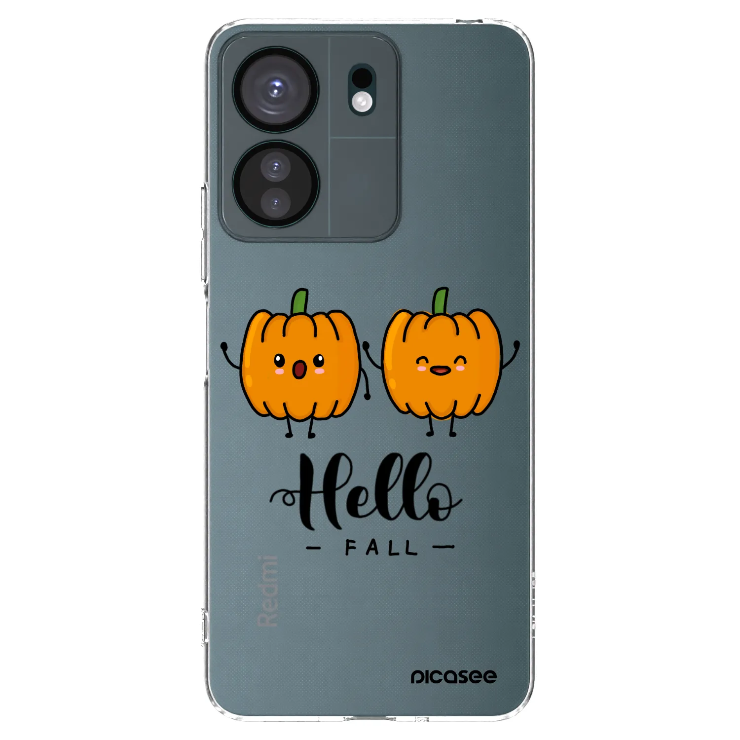 Picasee átlátszó szilikon tok az alábbi mobiltelefonokra Xiaomi Redmi 13C 4G - Hallo Fall