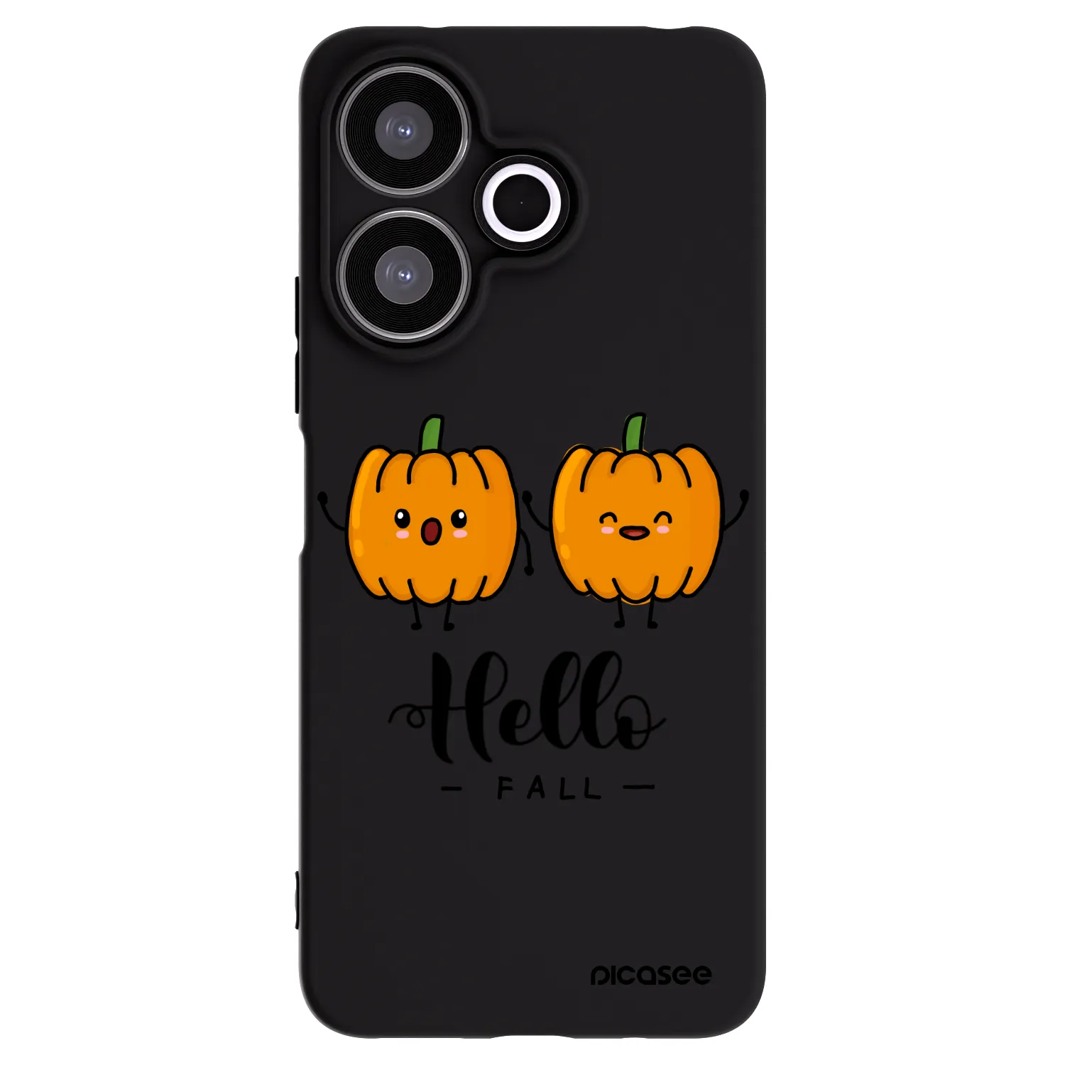 Picasee fekete szilikon tok az alábbi mobiltelefonokra Xiaomi Redmi 13 4G - Hallo Fall