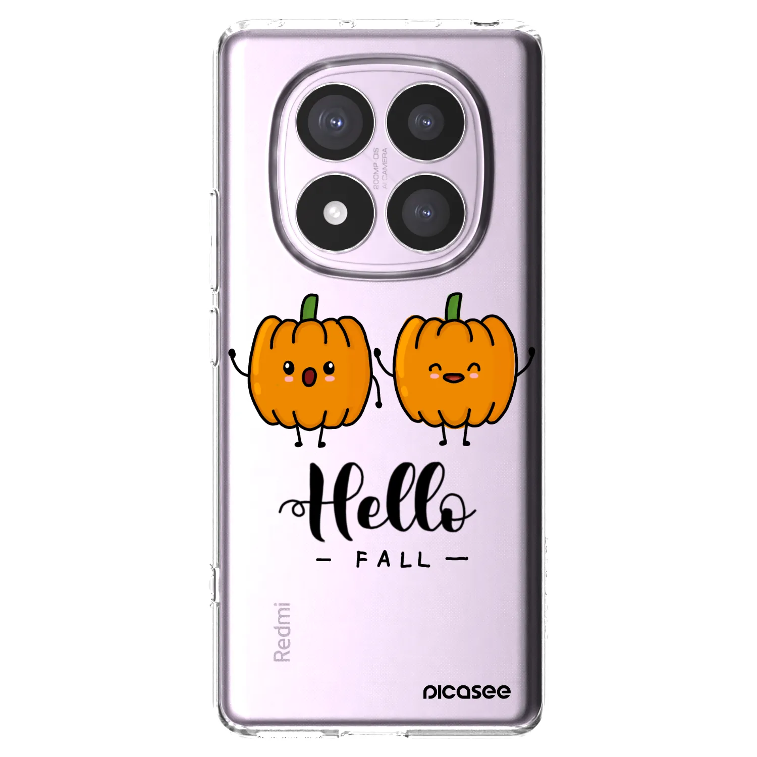 Picasee átlátszó szilikon tok az alábbi mobiltelefonokra Xiaomi Redmi Note 14 Pro 5G - Hallo Fall