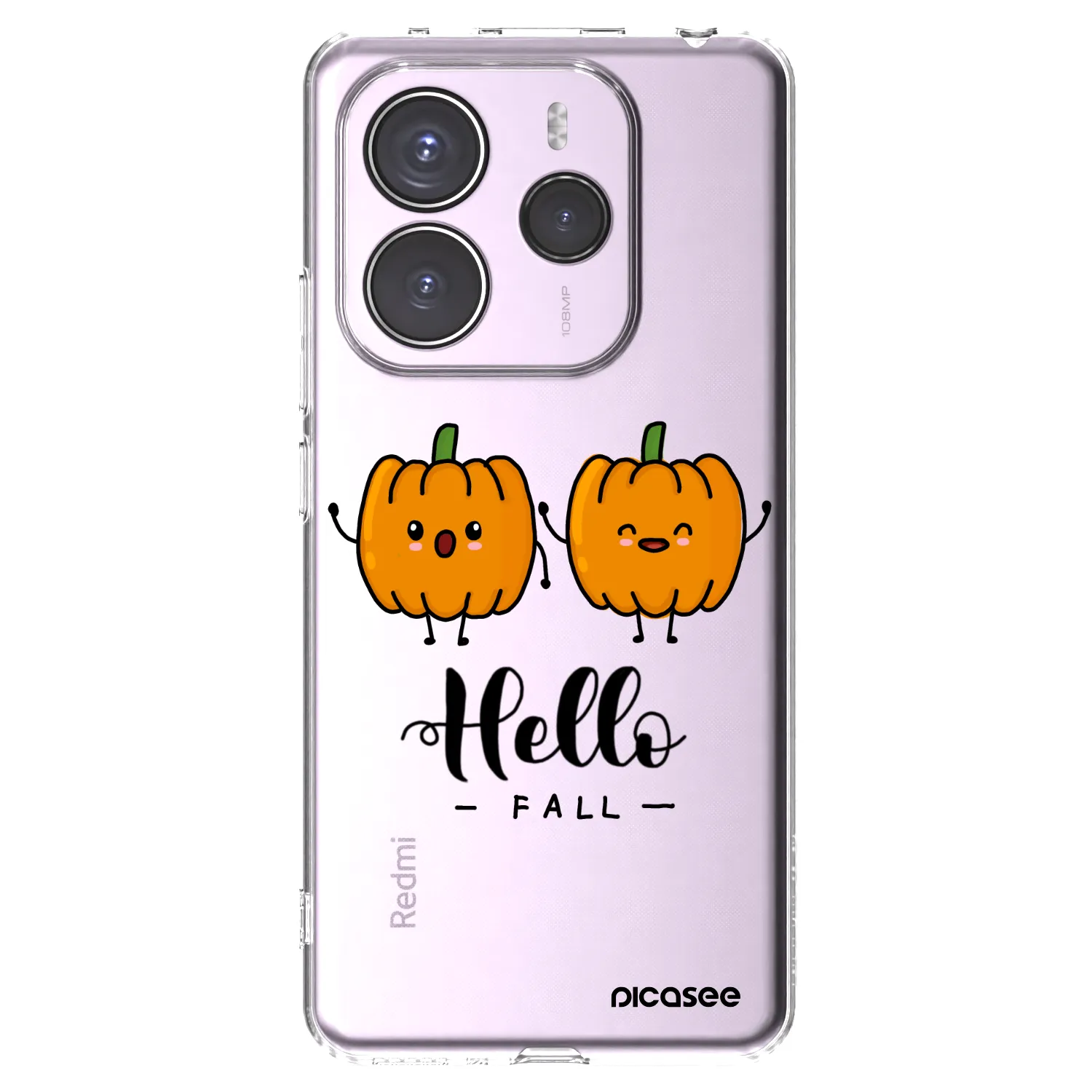 Picasee átlátszó szilikon tok az alábbi mobiltelefonokra Xiaomi Redmi Note 14 5G - Hallo Fall