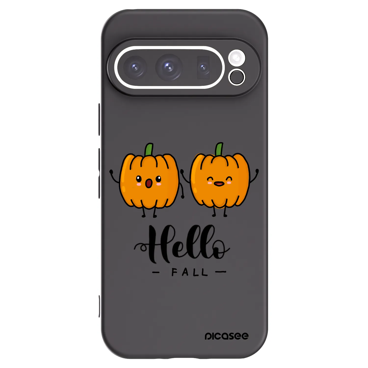 Picasee fekete szilikon tok az alábbi mobiltelefonokra Google Pixel 9 Pro - Hallo Fall