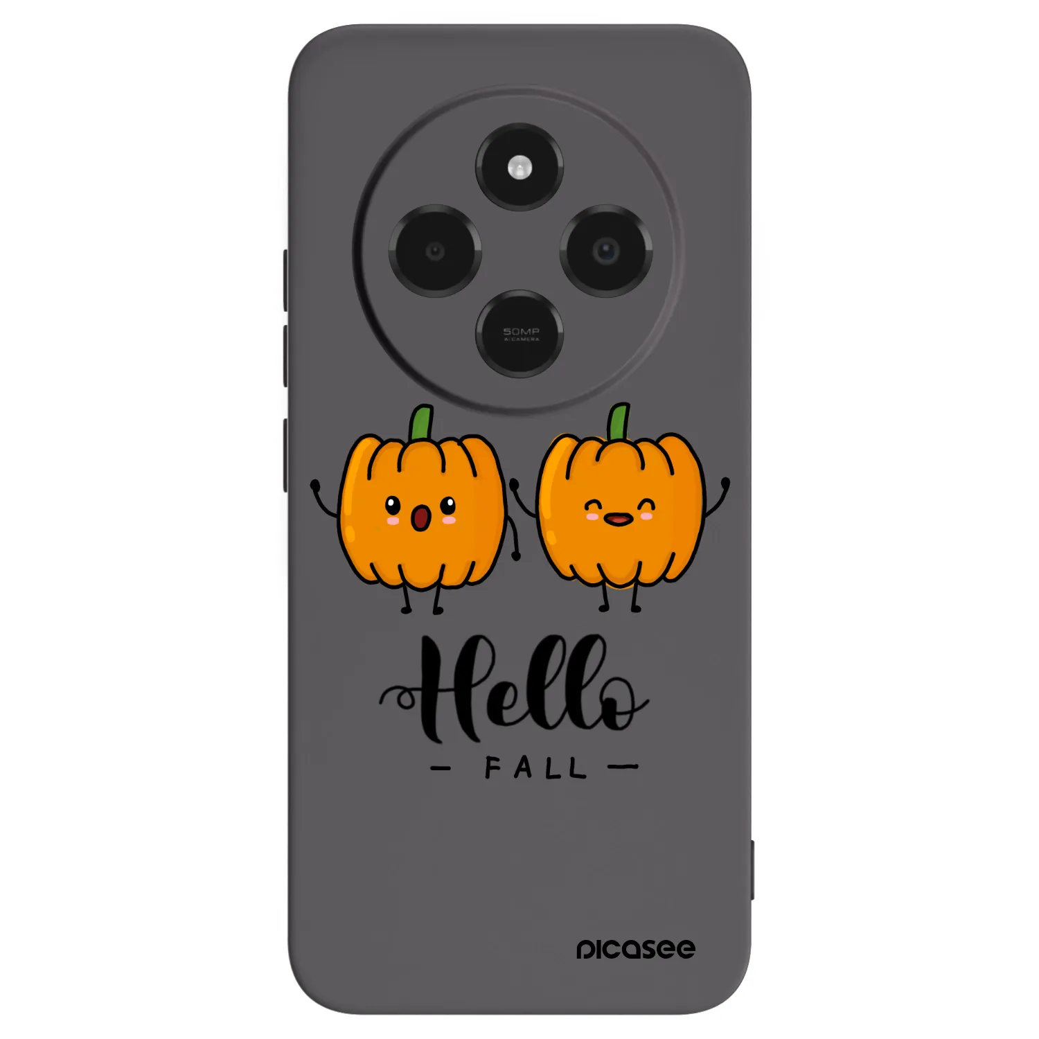 Picasee fekete szilikon tok az alábbi mobiltelefonokra Xiaomi Poco C75 - Hallo Fall
