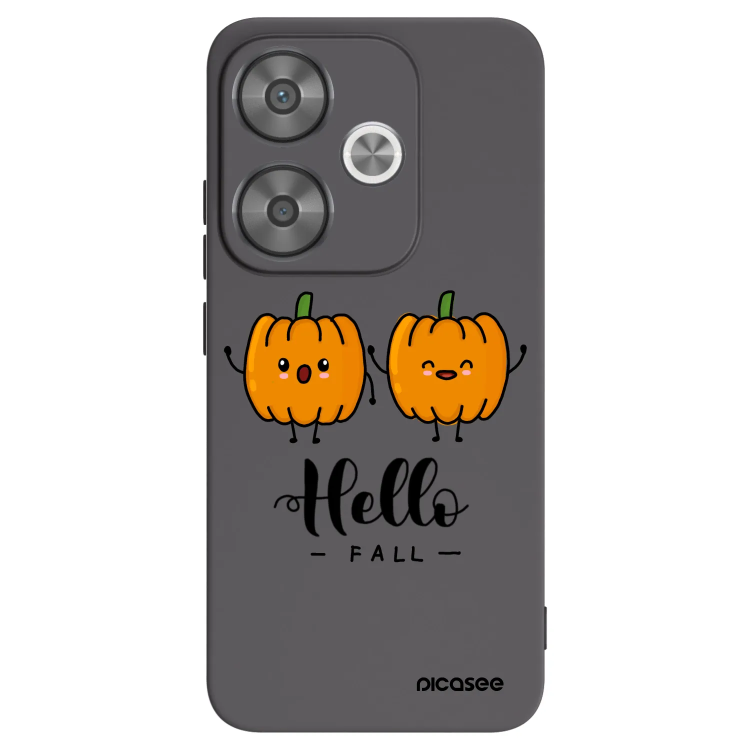 Picasee fekete szilikon tok az alábbi mobiltelefonokra Xiaomi Poco F6 - Hallo Fall