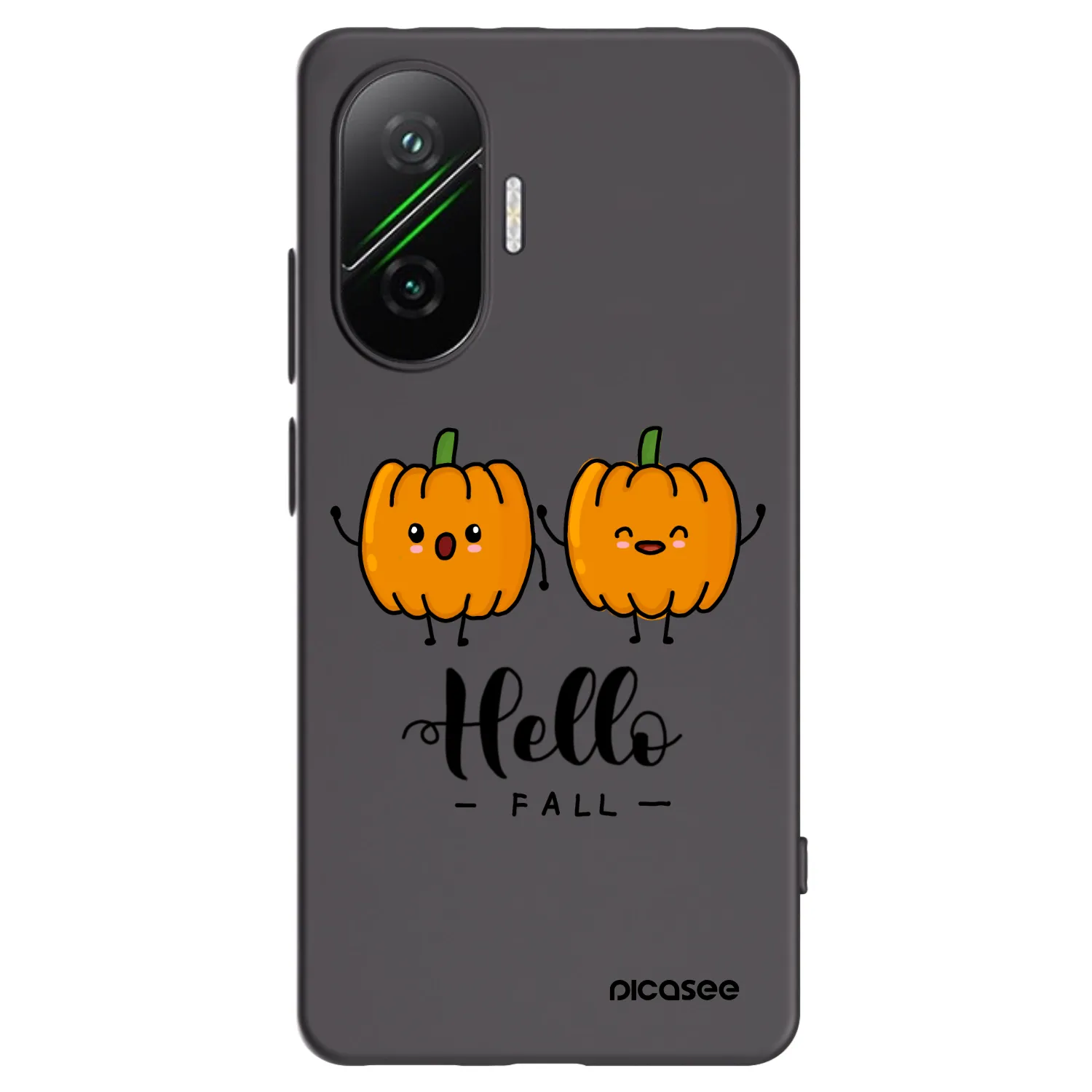 Picasee fekete szilikon tok az alábbi mobiltelefonokra Xiaomi Poco F7 5G - Hallo Fall