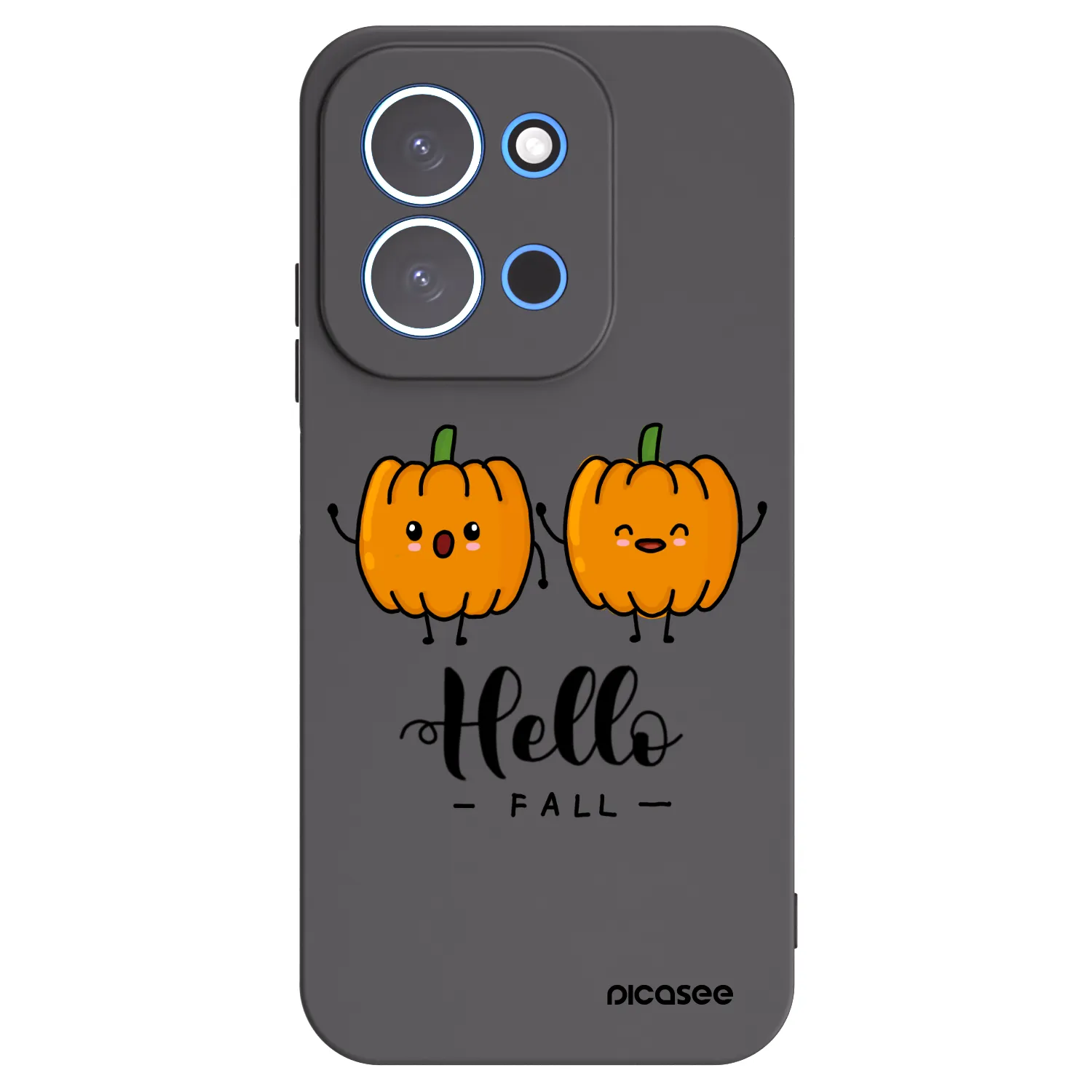 Picasee fekete szilikon tok az alábbi mobiltelefonokra Xiaomi Redmi 15C 4G - Hallo Fall