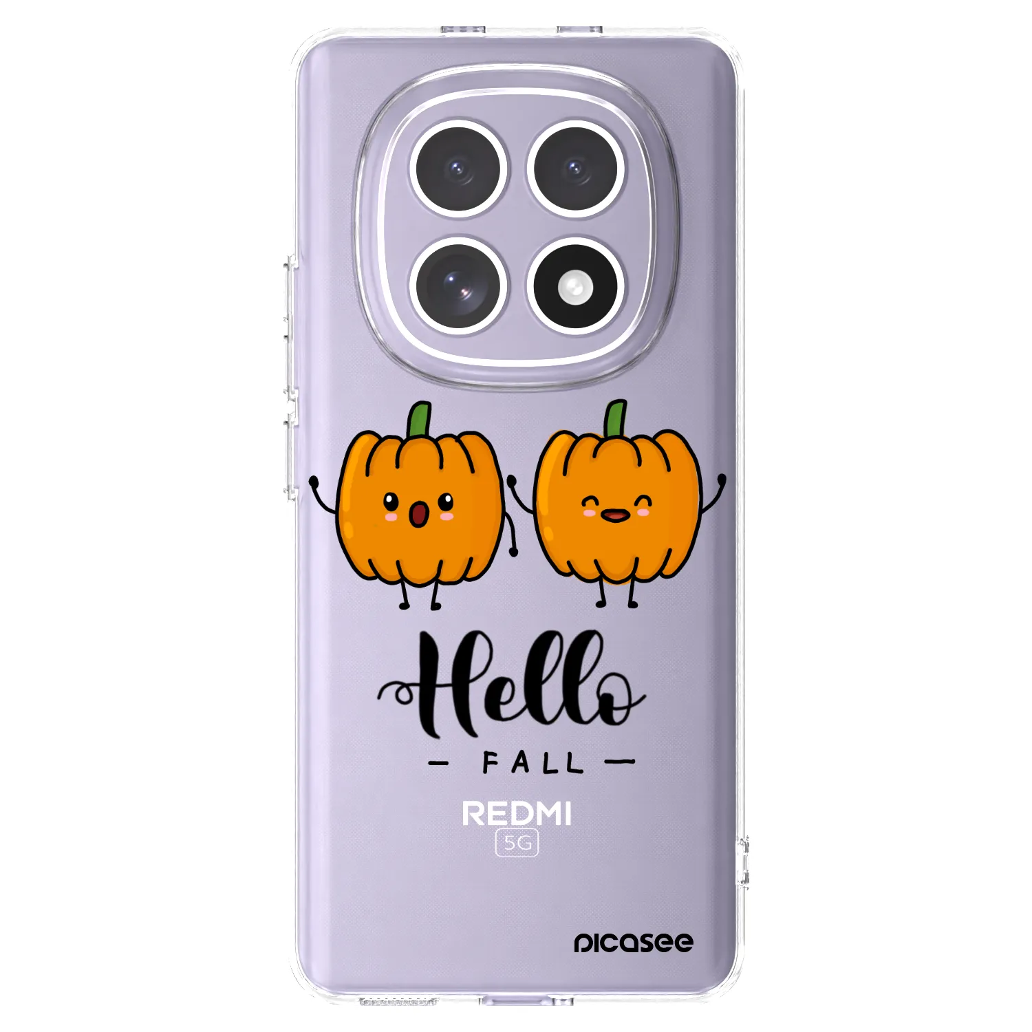 Picasee átlátszó szilikon tok az alábbi mobiltelefonokra Xiaomi Redmi Note 15 4G - Hallo Fall
