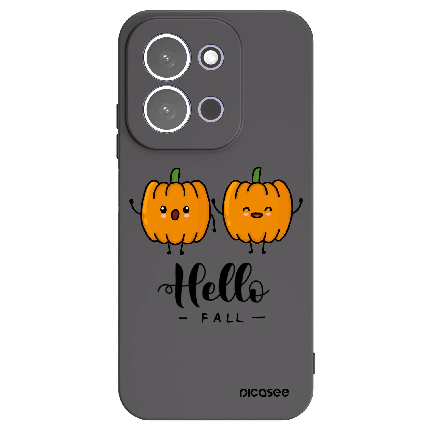 Picasee fekete szilikon tok az alábbi mobiltelefonokra Xiaomi Redmi 15C 5G - Hallo Fall