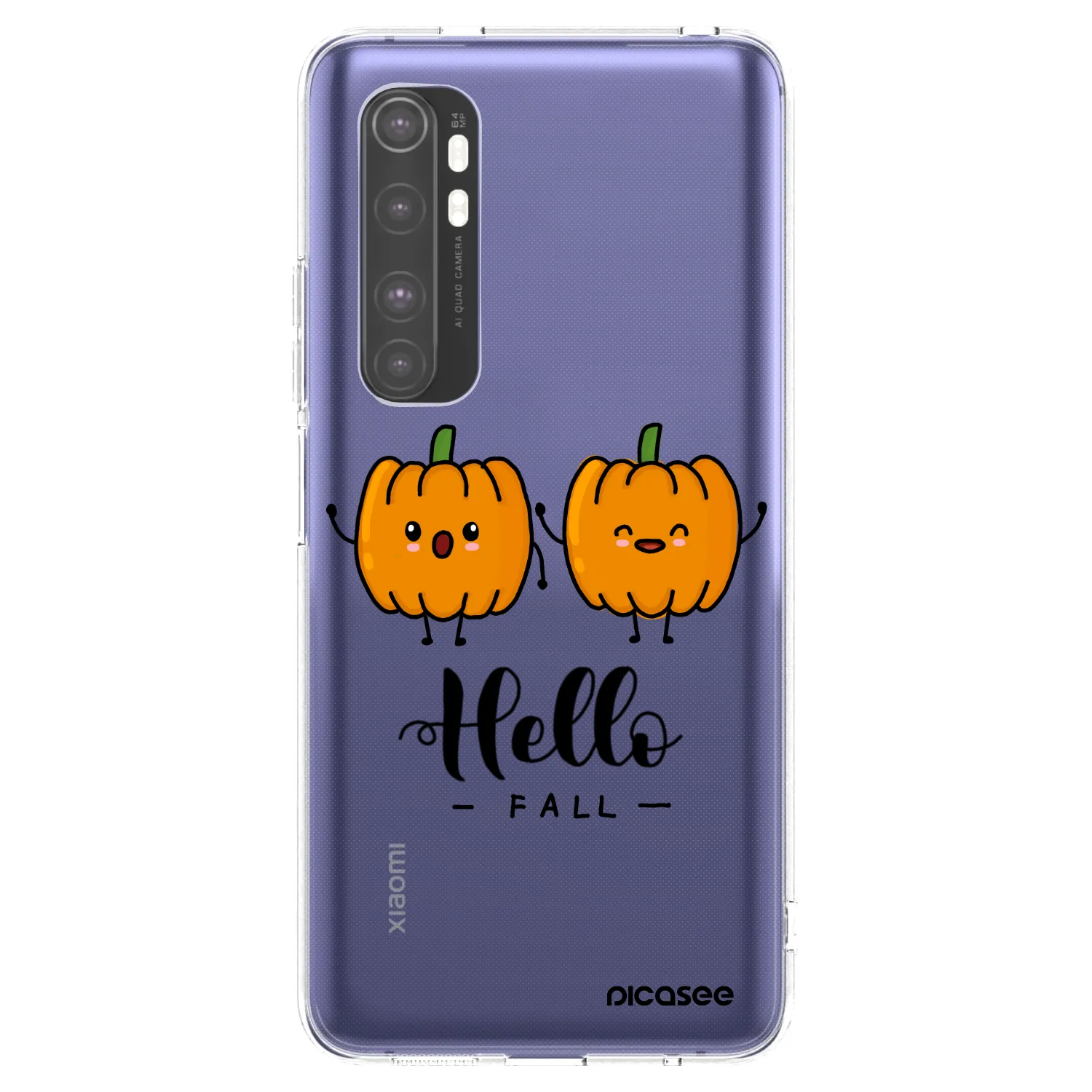 Picasee átlátszó szilikon tok az alábbi mobiltelefonokra Xiaomi Mi Note 10 Lite - Hallo Fall