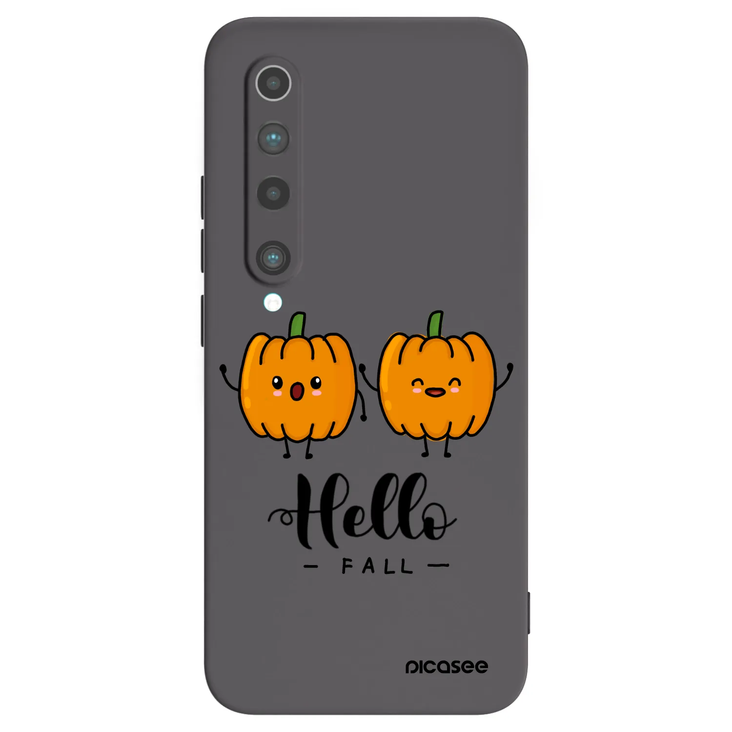 Picasee fekete szilikon tok az alábbi mobiltelefonokra Xiaomi Mi 10 - Hallo Fall