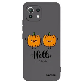 Picasee fekete szilikon tok az alábbi mobiltelefonokra Xiaomi 11 Lite 5G NE - Hallo Fall