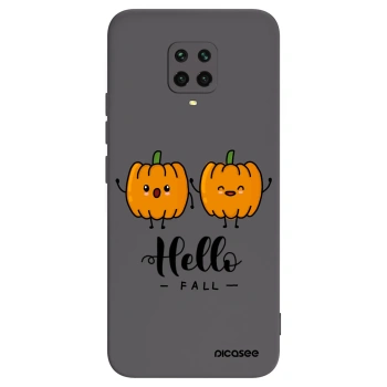 Picasee fekete szilikon tok az alábbi mobiltelefonokra Xiaomi Redmi Note 9 Pro - Hallo Fall