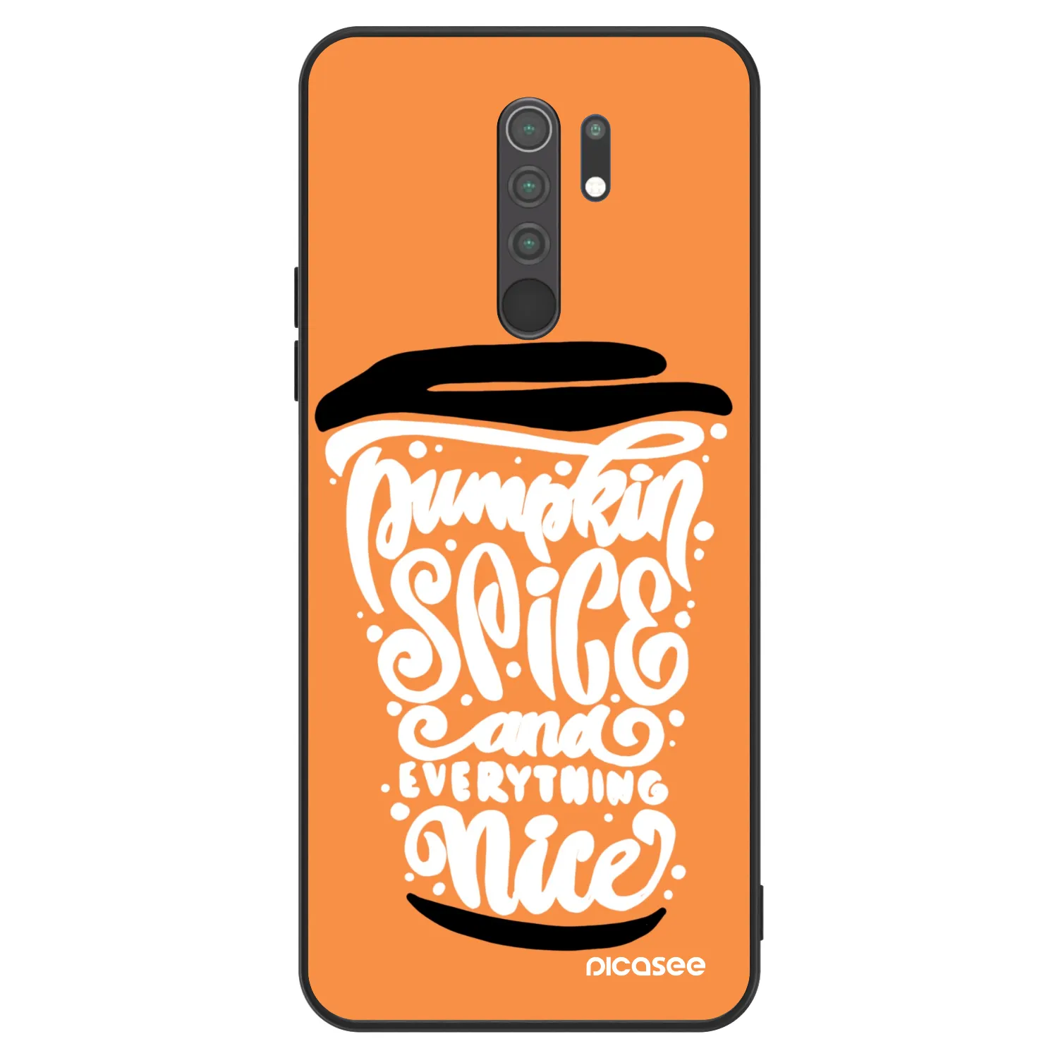 Picasee ULTIMATE CASE Xiaomi Redmi 9 - készülékre - Pumpkin coffee