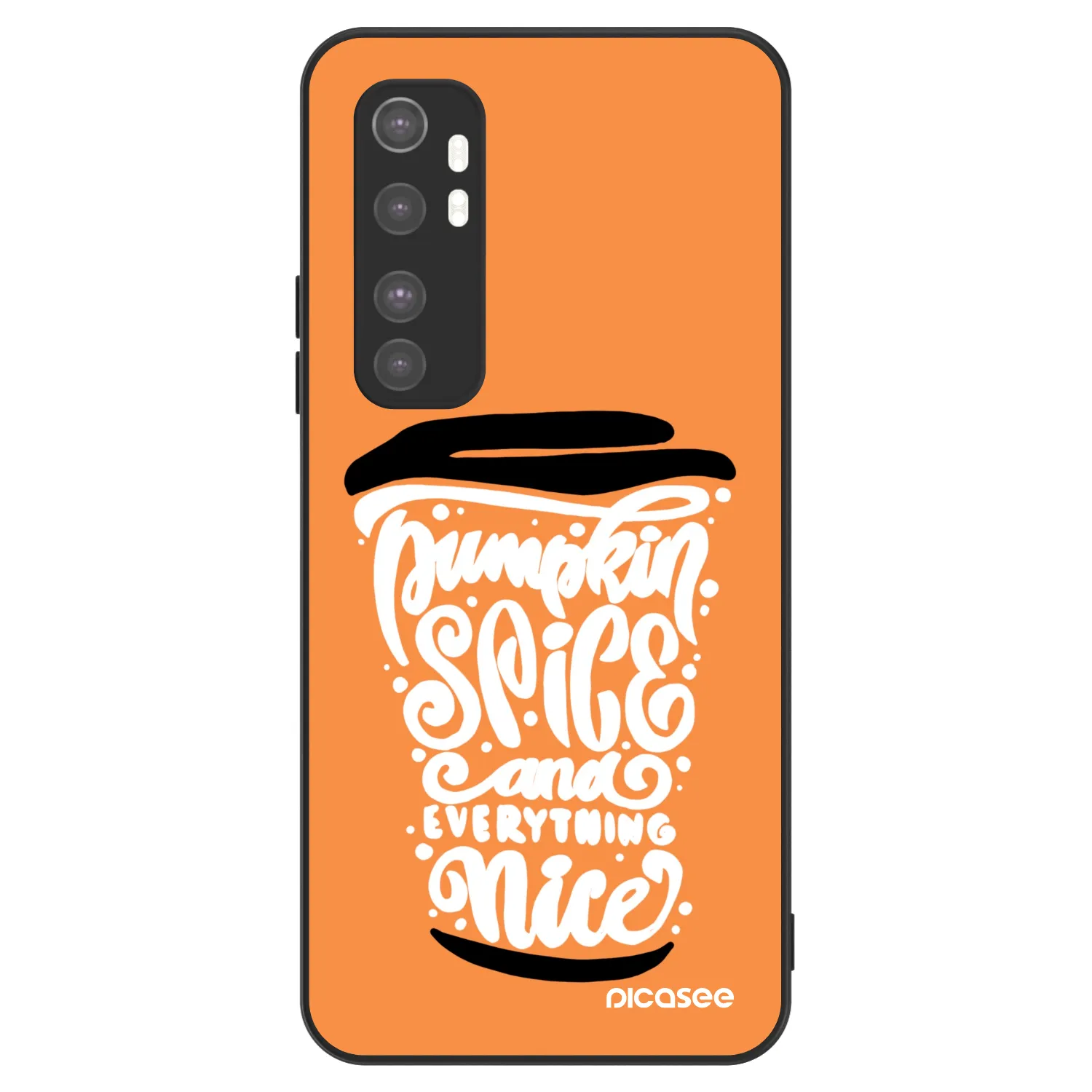 Picasee ULTIMATE CASE Xiaomi Mi Note 10 Lite - készülékre - Pumpkin coffee