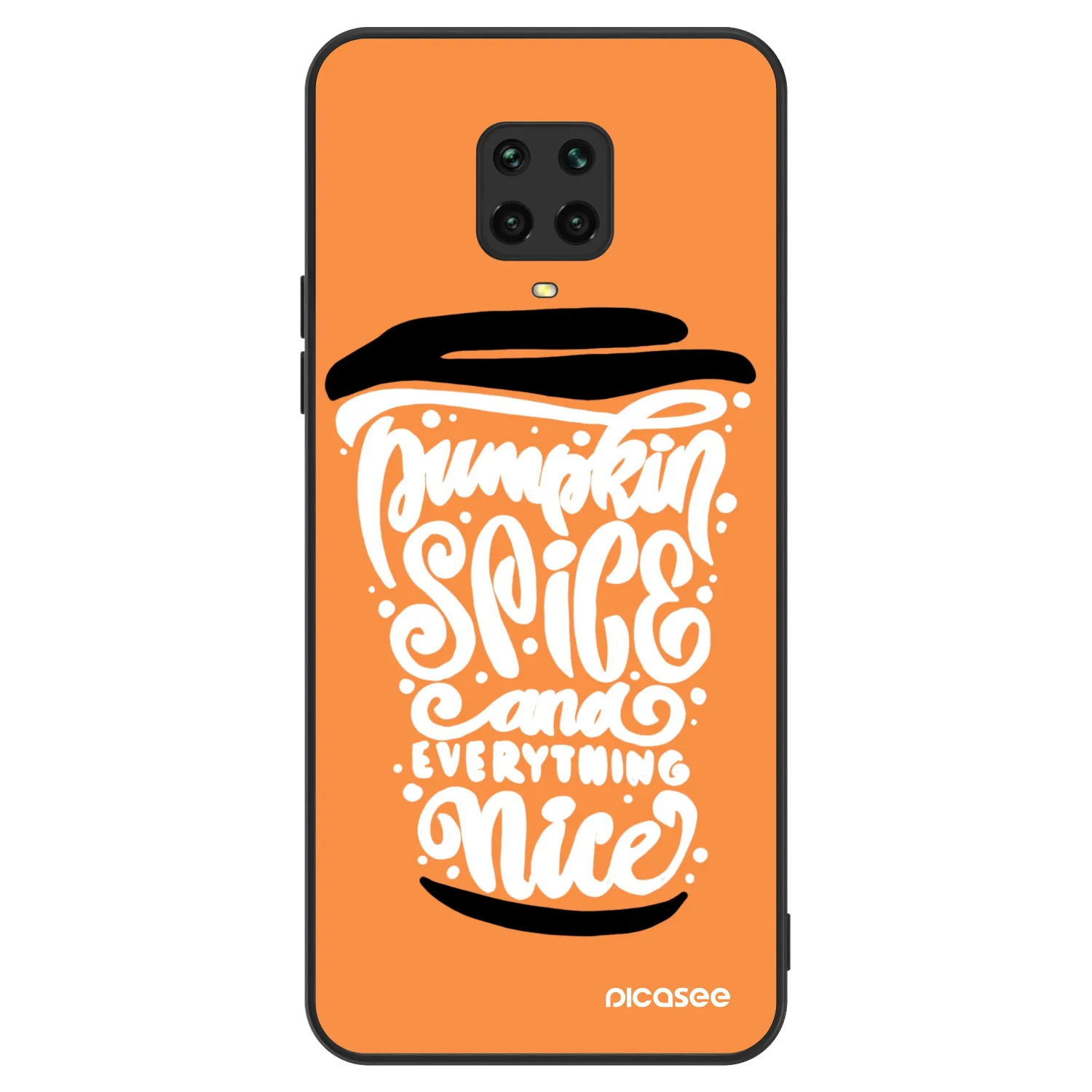 Picasee ULTIMATE CASE Xiaomi Redmi Note 9S - készülékre - Pumpkin coffee