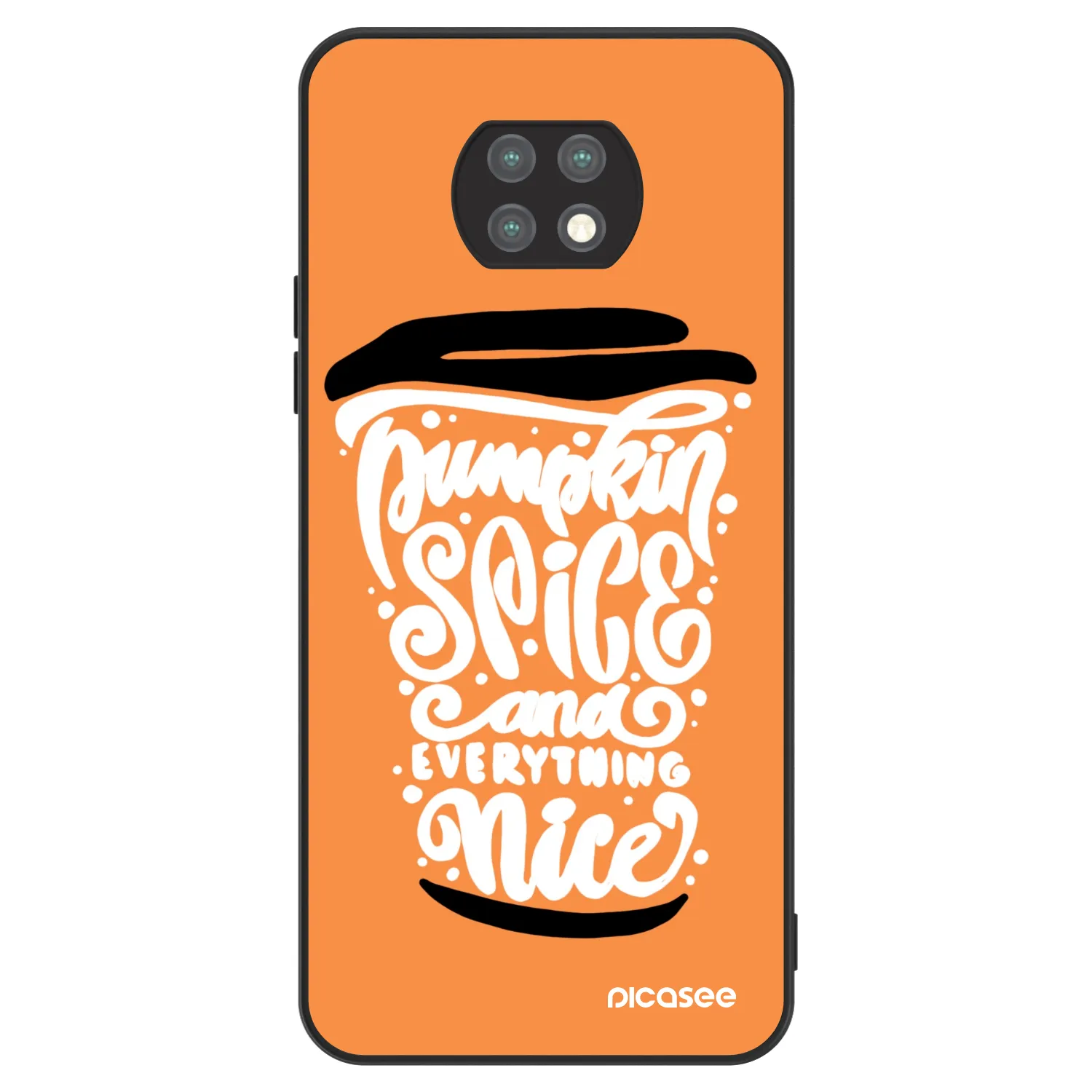 Picasee ULTIMATE CASE Xiaomi Redmi Note 9T - készülékre - Pumpkin coffee