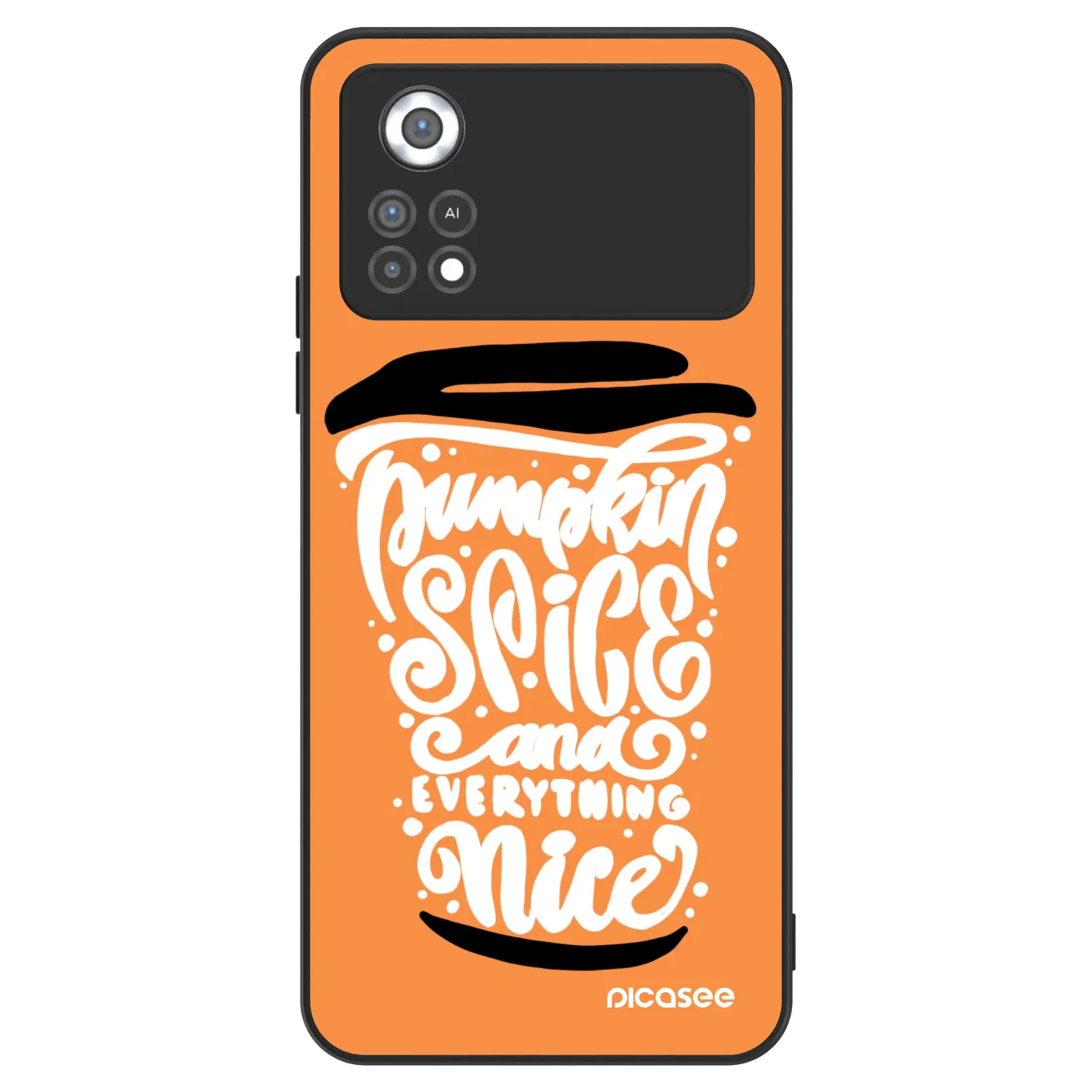 Picasee ULTIMATE CASE Xiaomi Poco X4 Pro 5G - készülékre - Pumpkin coffee