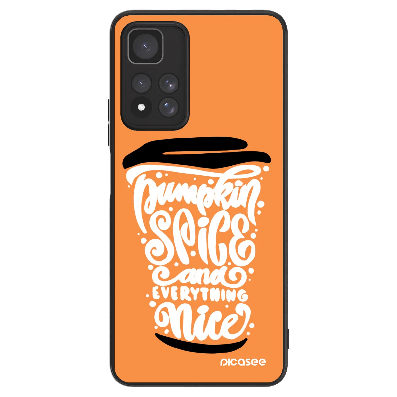 Picasee ULTIMATE CASE Xiaomi Redmi Note 11 Pro+ 5G - készülékre - Pumpkin coffee