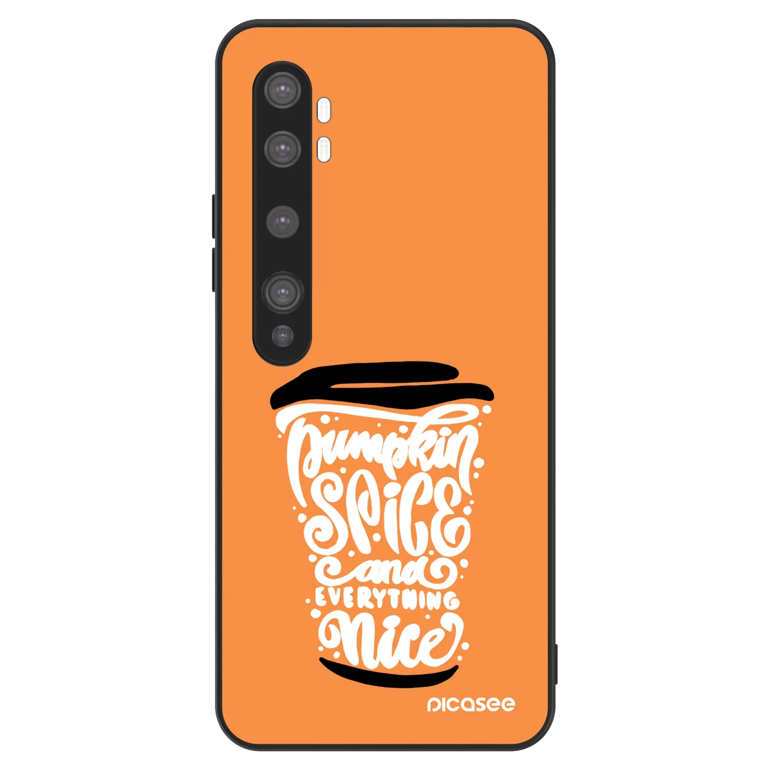 Picasee ULTIMATE CASE Xiaomi Mi Note 10 (Pro) - készülékre - Pumpkin coffee