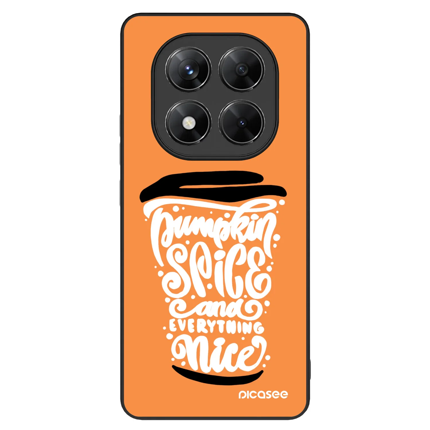 Picasee ULTIMATE CASE Xiaomi Redmi Note 14 Pro 5G - készülékre - Pumpkin coffee
