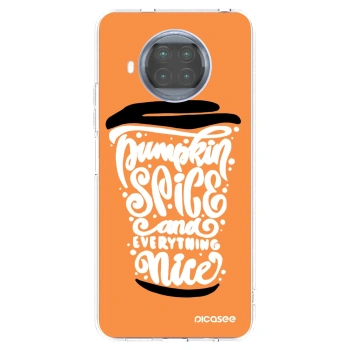 Picasee átlátszó szilikon tok az alábbi mobiltelefonokra Xiaomi Mi 10T Lite - Pumpkin coffee