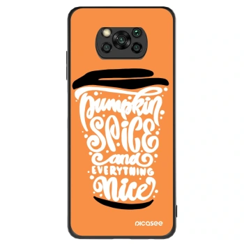 Szilikon tok erre a típusra Xiaomi Poco X3 - Pumpkin coffee