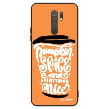 Szilikon tok erre a típusra Xiaomi Redmi 9 - Pumpkin coffee