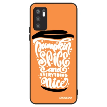 Szilikon tok erre a típusra Xiaomi Redmi Note 10 5G - Pumpkin coffee