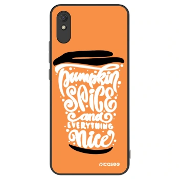 Szilikon tok erre a típusra Xiaomi Redmi 9AT - Pumpkin coffee