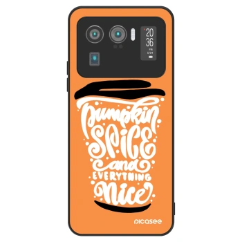 Szilikon tok erre a típusra Xiaomi Mi 11 Ultra - Pumpkin coffee
