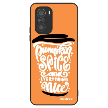 Szilikon tok erre a típusra Xiaomi Poco F3 - Pumpkin coffee