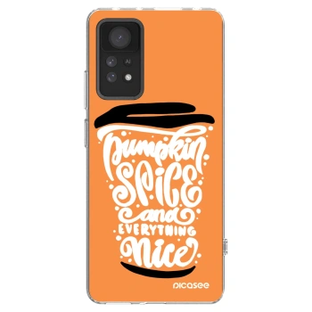 Picasee átlátszó szilikon tok az alábbi mobiltelefonokra Xiaomi Redmi Note 11 Pro 5G - Pumpkin coffee