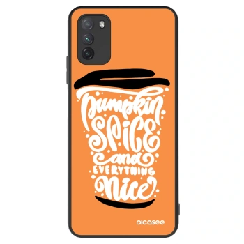 Szilikon tok erre a típusra Xiaomi Poco M3 - Pumpkin coffee