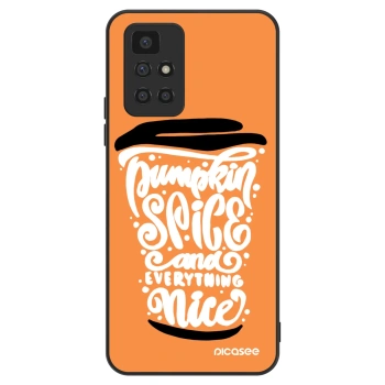 Szilikon tok erre a típusra Xiaomi Redmi 10 (2022) - Pumpkin coffee