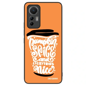 Szilikon tok erre a típusra Xiaomi 12 Lite - Pumpkin coffee