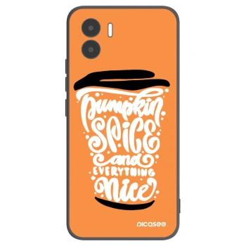 Picasee fekete szilikon tok az alábbi mobiltelefonokra Xiaomi Redmi A1 - Pumpkin coffee