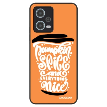 Szilikon tok erre a típusra Xiaomi Redmi Note 12 5G - Pumpkin coffee