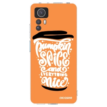 Picasee átlátszó szilikon tok az alábbi mobiltelefonokra Xiaomi Redmi Note 12S - Pumpkin coffee