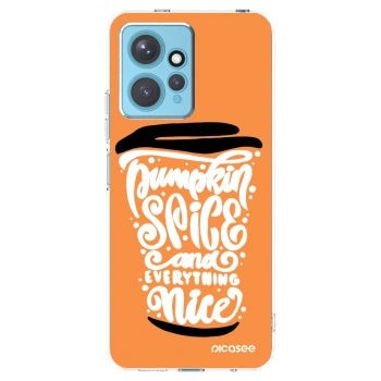 Picasee átlátszó szilikon tok az alábbi mobiltelefonokra Xiaomi Redmi Note 12 4G - Pumpkin coffee