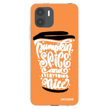 Picasee átlátszó szilikon tok az alábbi mobiltelefonokra Xiaomi Redmi A2 - Pumpkin coffee