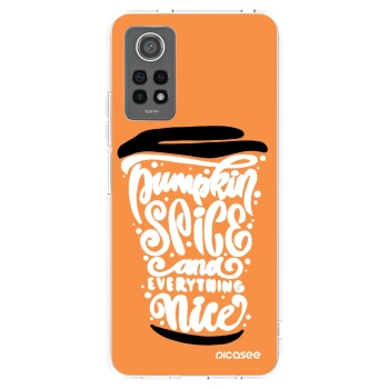 Picasee átlátszó szilikon tok az alábbi mobiltelefonokra Xiaomi Redmi Note 12 Pro 4G - Pumpkin coffee